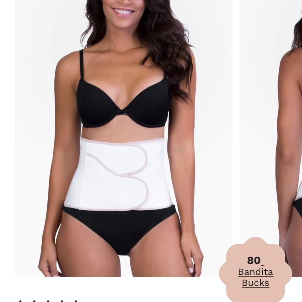 ‘B.F.F. Belly Wrap’ Belly Bandit Postpartum Wrap In White Size Small